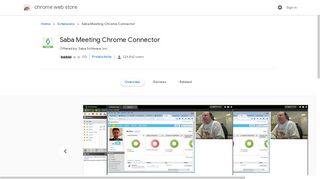 
                            11. Saba Meeting Chrome Connector - Google Chrome
