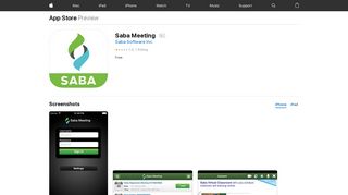 
                            4. Saba Meeting on the App Store - iTunes - Apple