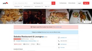 
                            9. Sababa Restaurant & Lounge - CLOSED - 247 Photos & 364 Reviews ...