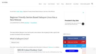 
                            12. Sabayon Linux 18.5 Released - It's FOSS