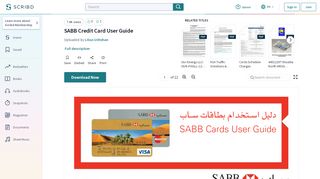 
                            8. SABB Credit Card User Guide | Payments | Debit Card - Scribd