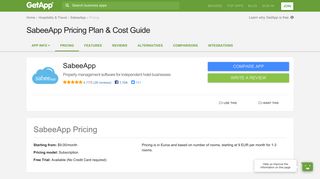 
                            10. SabeeApp Pricing Plan & Cost Guide | GetApp®