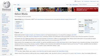 
                            10. Sabeer Bhatia - Wikipedia