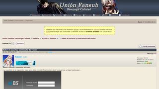 Saber el usuario y contraseña del router ‹ Unión Fansub: Descarga ...