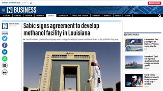 
                            10. Sabic signs agreement to develop methanol facility in Louisiana ...