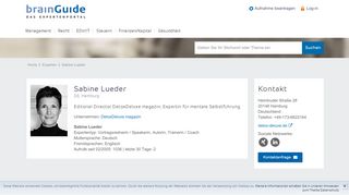 
                            11. Sabine Lueder | brainGuide