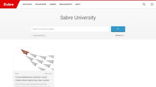 
                            3. Sabre University « Sabre