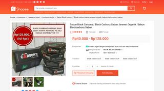 
                            3. Sabun Black carbonz / Black carbonz sabun jerawat organik ... - Shopee