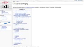 
                            11. SAC Debian packaging - GridWiki - Nikhef Wiki's