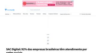 
                            8. SAC Digital: 92% das empresas brasileiras têm atendimento por ...