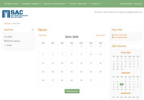 
                            6. SAC Moodle: Kalender: Detaillierte Monatsansicht Mai 2019