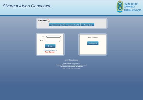 
                            5. SAC - Sistema do Aluno Conectado - Secretaria de Educação de ...