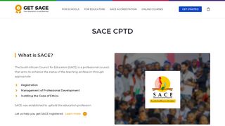 
                            9. SACE CPTD - Get SACE Points