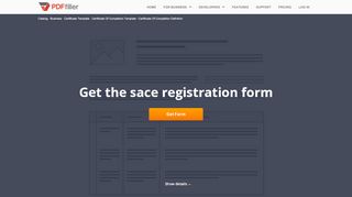 
                            11. Sace Registration Online - Fill Online, Printable, Fillable, Blank ...