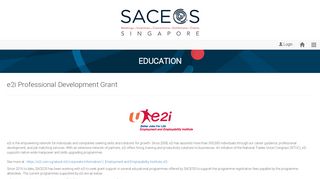 
                            9. SACEOS | e2i Professional Development Grant