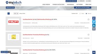 
                            12. Sachbearbeiter Buchhaltung (m/w) 90% mit administrativen ... - myjob.ch