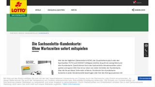 
                            11. Sachsenlotto-Kundenkarte - Alle Infos | sachsenlotto.de