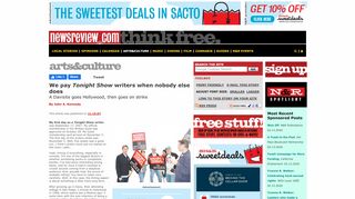 
                            11. Sacramento News & Review - We pay Tonight Show writers when ...