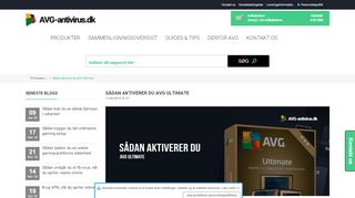 
                            6. Sådan aktiverer du AVG Ultimate - AVG-Antivirus.dk