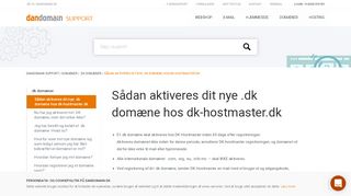 
                            4. Sådan aktiveres dit nye .dk domæne hos dk-hostmaster.dk ...