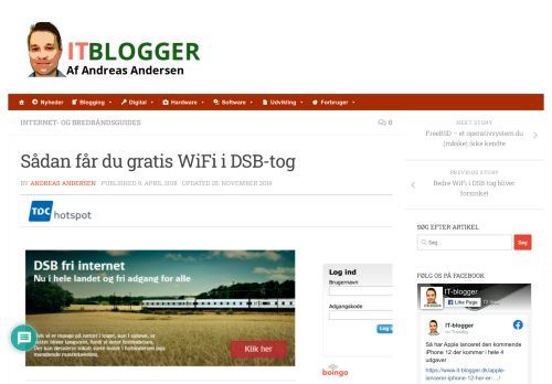 
                            4. Sådan får du gratis WiFi i DSB-tog - IT-blogger