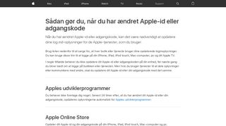 
                            9. Sådan gør du, når du har ændret Apple-id eller adgangskode - Apple ...