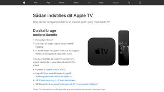 
                            9. Sådan indstilles dit Apple TV - Apple-support