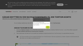 
                            13. Sådan knytter du din navigationsenhed til din TomTom-konto