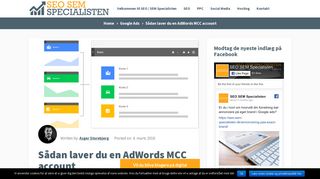 
                            5. Sådan laver du en AdWords MCC account, eller konverterer din konto.