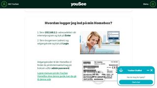 
                            2. Sådan logger du ind på din YouSee HomeBox 4 (hvid)