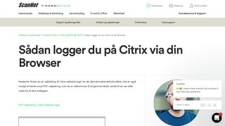 
                            10. Sådan logger du på Citrix via din Browser - Vidensbase - scannet.dk