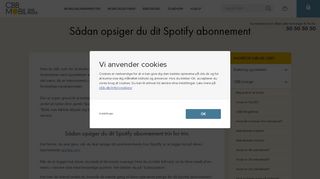 
                            13. Sådan opsiger du dit Spotify abonnement - CBB