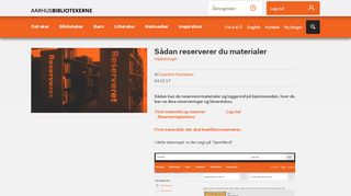 
                            11. Sådan reserverer du materialer | Aarhus Bibliotekerne