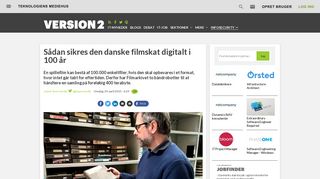 
                            12. Sådan sikres den danske filmskat digitalt i 100 år | Version2