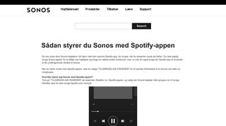 
                            5. Sådan styrer du Sonos med Spotify-appen | Sonos