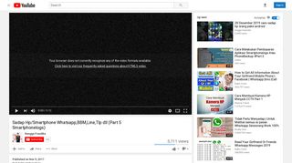 
                            7. Sadap Hp/Smartphone Whatsapp,BBM,Line,Tlp dll (Part 5 ... - YouTube