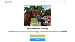 
                            12. SaddleBox: The Monthly Gift Box for Horse Lovers