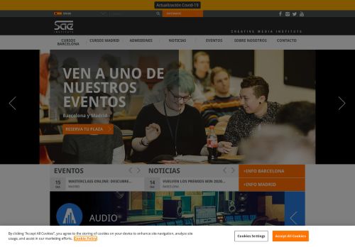 
                            3. SAE Institute Spain | Escuela Audiovisual Internacional