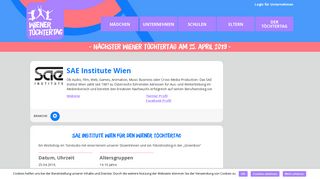 
                            10. SAE Institute Wien | Wiener Töchtertag
