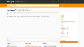 
                            12. saeven/zf3-circlical-user - Packagist