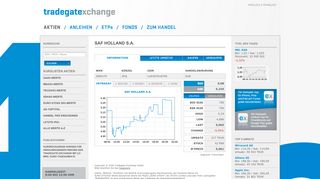 
                            2. saf holland s.a. - Tradegate Exchange