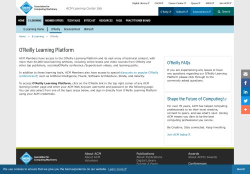 
                            10. Safari Learning Platform - ACM Learning Center