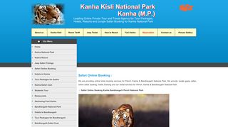 
                            2. Safari Online Booking - Kanha Kisli National Park