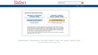 
                            1. Safari Tech Books Online