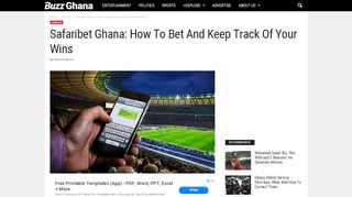 
                            7. Safaribet Ghana: How To Register, Log In And Keep Track Of Your Bet
