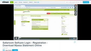 
                            8. Safaricom Selfcare Login - Registration - Download Mpesa Statement ...