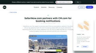
                            11. Safarinow.com and CM.com partner up in booking notifications