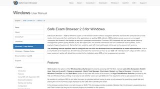 
                            12. Safe Exam Browser - Windows User Manual