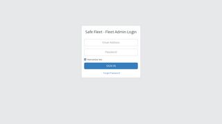 
                            12. Safe fleet - Fleet Admin Login