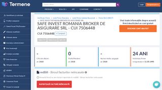 
                            11. SAFE INVEST ROMANIA BROKER DE ASIGURARE SRL din Str ...